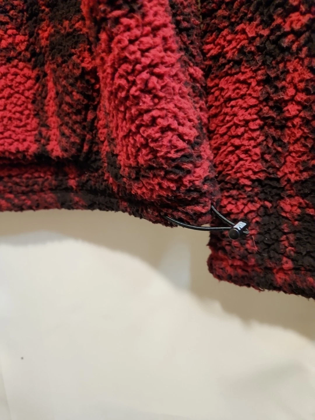 UNDERCOVER Felpa con cappuccio pullover sherpa Victoria's Secret rosa collo imbuto con tasca frontale media