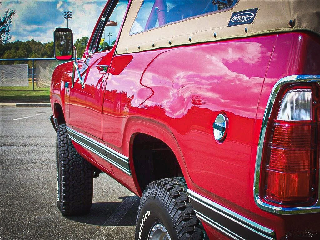 1979 Plymouth Trail Duster left rear profile - tight