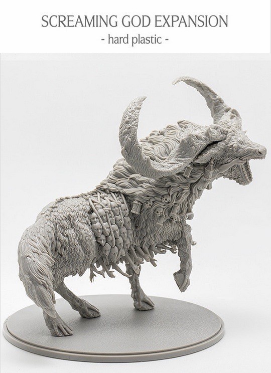 Screaming God Expansion Kingdom Death Monster pour soirée jeux jdr