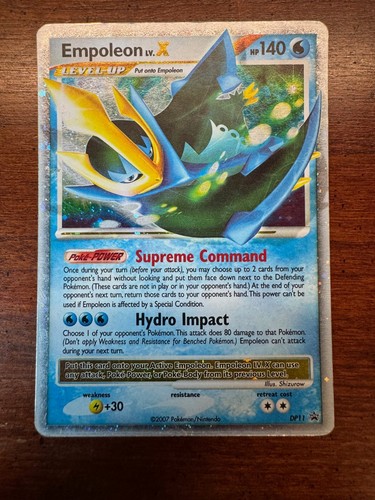 Pokémon TCG Empoleon LV.X DP Black Star Promotional DP11 Holo Promo
