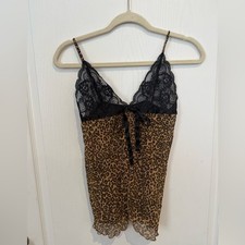 Victoria's Secret Leopard and Black Lace lingerie