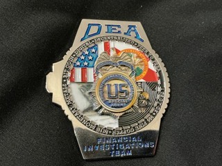 DEA FINANCIAL INVESTIGATIONS TEAM”ROLEX”MIAMI CHALLENGE COIN