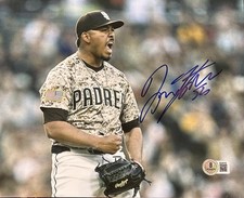 Jeremiah Estrada Signed 8x10 Photo San Diego Padres Autographed Beckett COA