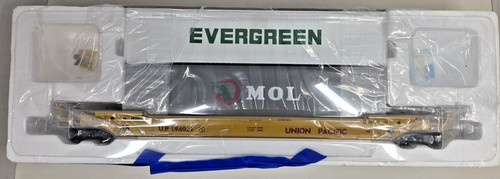 Coche de tren LIONEL Union Pacific Evergreen MOL Husky Stack #294021 6-27809 ¡NUEVO! | Condition: New