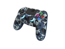 DragonShock - MIZAR BT Wireless Controller Blue Camouflage for PS4, PC and Mobil