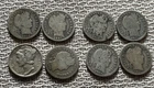 8 dimes 1897-1944