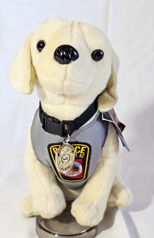 Oro Valley Police Department Wellness Dog Plush Stuffed Animal NWT