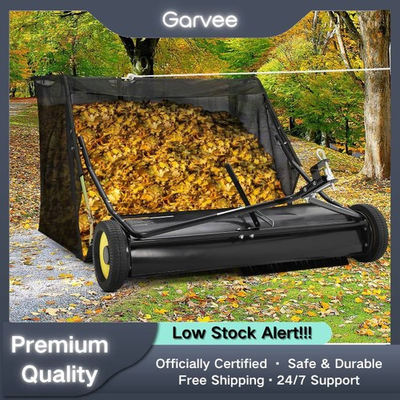 #ad #ad 52quot; Tow Behind Lawn Sweeper 26 Cu.Ft Hopper Adjustable Height for Tractors $203.89
