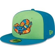 Men's New Era Green Wisconsin Timber Rattlers Copa De La Diversion 59FIFTY
