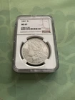 1887 Morgan Silver Dollar, NGC MS 63