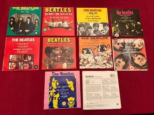 Beatles Apple Mexico Vinyl 45 EPs Lot Plus Apple Baby It’s You 45 EP