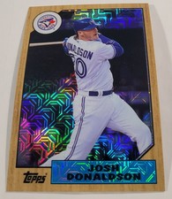 2017 Topps '87 Topps Silver Pack Chrome #87JD Josh Donaldson Toronto Blue Jays