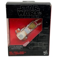 Star Wars Black Series Titanium Jakku Landspeeder Die-Cast Vehicle 2015 Hasbro