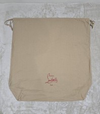 Christian Louboutin Dust Bag 26x25 XL Brown Storage Travel Cover Drawstring