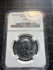USA Silver Franklin Half Dollar 1956 Type 2 Proof 67 NGC