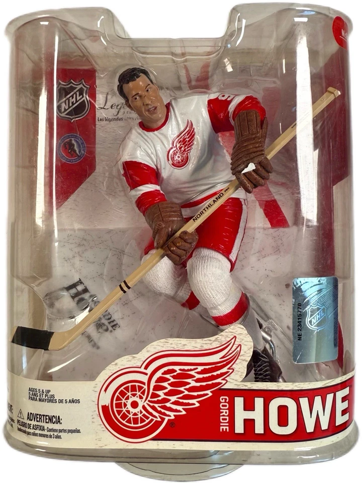 Gordie Howe Detroit Red Wings NHL Legends Series 6 McFarlane Figure NEW - Image 2 of 4