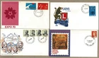 Australia 1967 - 1971 Lot FDC Cover x4 Unsealed Unaddressed inc 1970 Expo