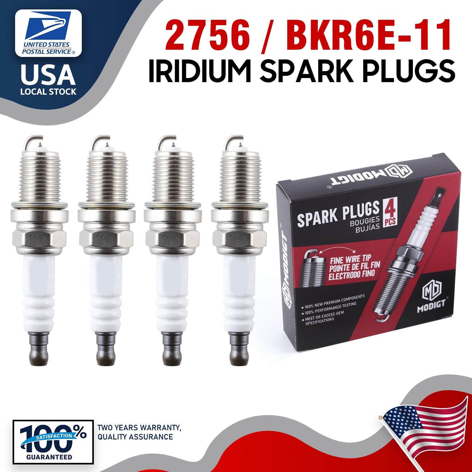 SET OF 8 FOR NGK 2756/BKR6E-11 Modigt PREMIUM SPARK PLUGS OEM QUALITY NEW