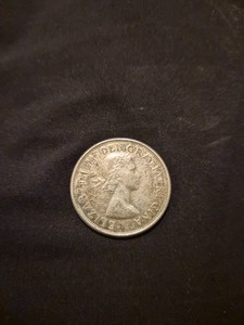 1958 Canada queen Elizabeth 50 cent