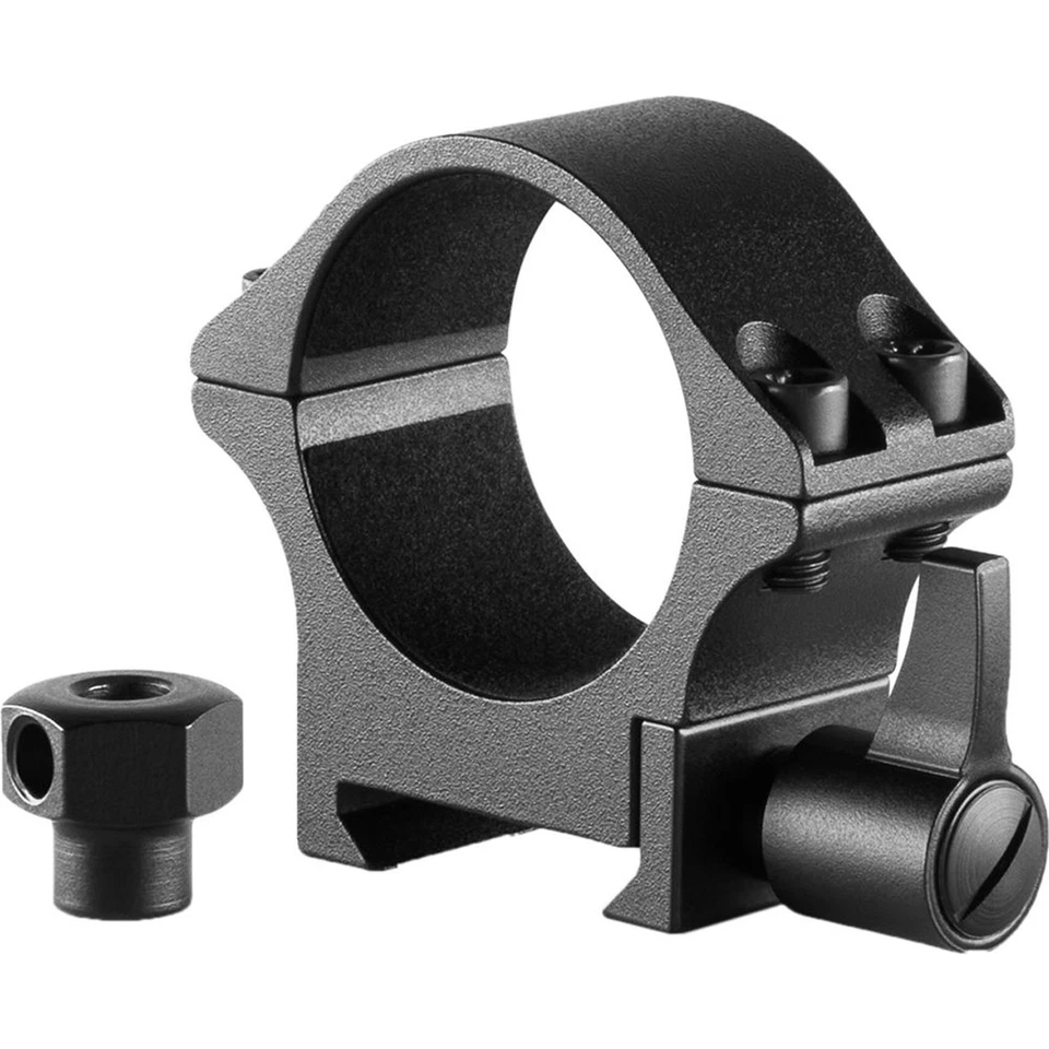 Anéis de aço preto HAWKE Professional Weaver 30 mm baixo 2 peças (23105) - Imagem 2 de 3