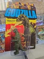 SUPER7 REACTION GODZILLA 1954 GODZILLA MOVIE POSTER ACTION FIGURE NEW MOC