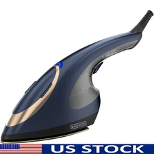 2-in-1 Iron Steamer Continuous Steam Technology Large Soleplate Home Use