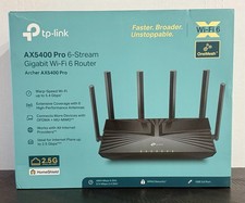 TP-Link - Archer AX5400 Pro Dual-Band Wi-Fi 6 Router - Black - OPEN BOX