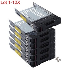 3.5" LFF Tray Caddy for HPE MSA 1060 2060 M2 SAS SATA Bracket P14406-001 Lot