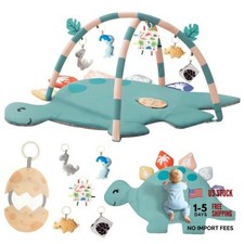 Oversize Dinosaur Baby Tummy Mat with 6 Toys - Baby Gym Mat with 6 Toys