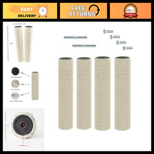 4-Pack Cat Tree Replacement Posts 13.8" L, 3.15"  , DIY Scratching Poles, M10 Bo