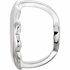 l 14K White Gold Threaded Earring Back with 4.5 mm Pad