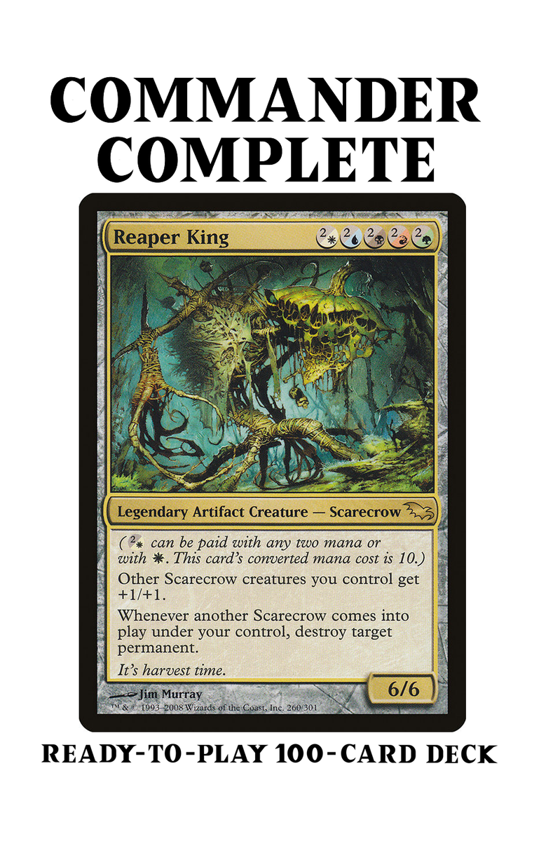 Reaper King Scarecrow CHANGELING TRIBAL Magic MTG Custom Commander Deck Reaper King Scarecrow CHANGELING TRIBAL Magic MTG Custom Commander Deck