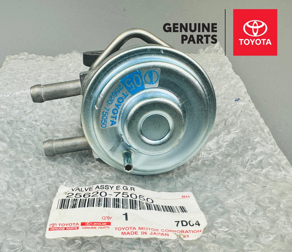 25620-75050 TOYOTA 4RUNNER TACOMA T100 CONJUNTO DE VÁLVULAS EGR NUEVO GENUINO OEM Foto 4 de 4