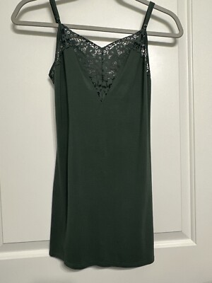 victoria secret green dress Shop Slip Dresses for Perfect Fit, Comfort and Style Relaxed fit Sleeveless Racerback Side slits Hits at mid Victorias Secret Body By Victoria