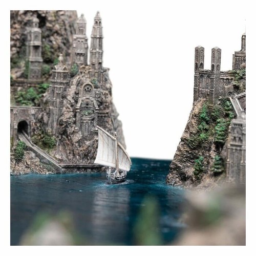 LORD OF THE RINGS - Grey Havens Environment Polystone Statue Weta - Foto 15 di 22