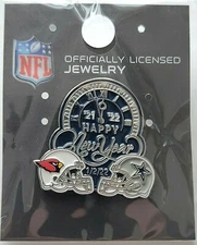 Arizona Cardinals VS Dallas Cowboys GAME DAY PIN 1/2/22 AT&T Stadium 2021 SEASON