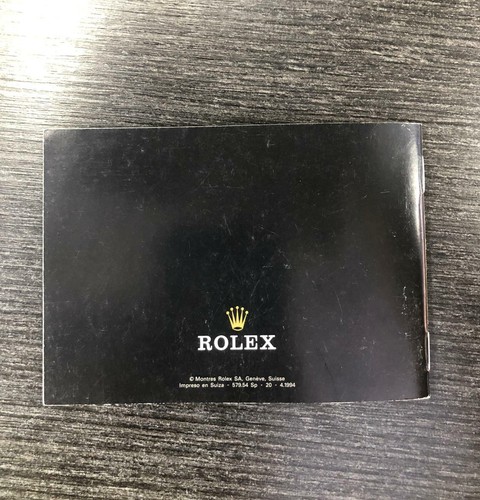 Rolex Your Oyster libretto vintage 579.54.Sp 4.1994 in spagnolo - Foto 6 di 6