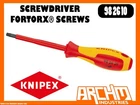 KNIPEX 982610 - SCREWDRIVER FOR TORX® SCREWS - 160MM - T10 - ERGONOMIC