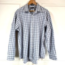 Chaps Classic Fit Mens Long Sleeve Button Down Shirt 17 1/2 34-35 Plaid