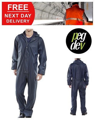 WETTERFESTER ARBEITSKLEIDUNG MEHRFARBIG POLYESTER OVERALL GRÖSSEN S-2XL HGSBDCBS
