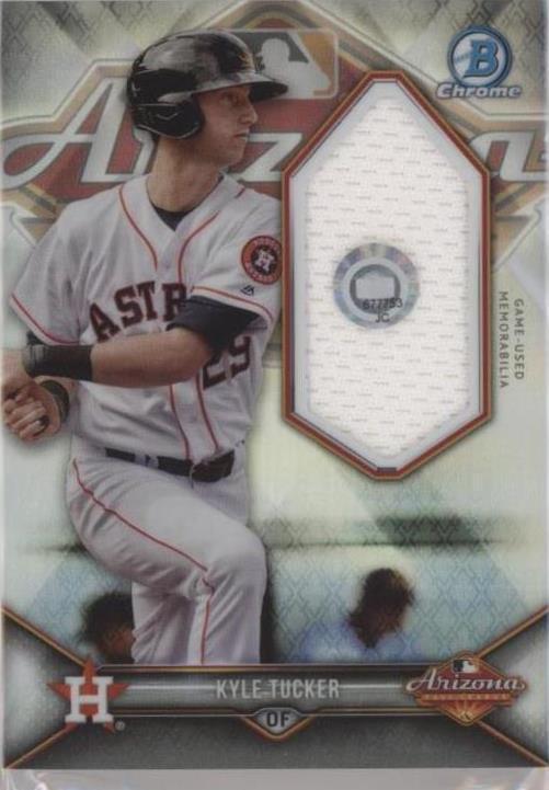 2018 Bowman Chrome - 2017 Afl Fall Stars Relics Kyle Tucker #AFLR-KT ...