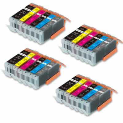 24 Pk/Pack Ink Cartridges + GY Canon 270 271 Pixma MG7720 MG7700 TS8020 TS9020