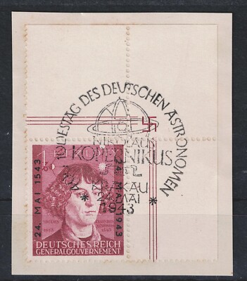 Germany WW2 Third Reich Astronomy Copernicus rare Postmark 1943 A-22 | eBay