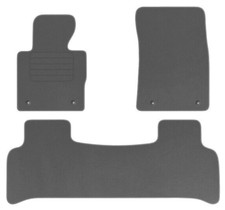 Veloursfußmatten für Land Rover Range Rover III Bj. 2002 - 2012 GRAU PREM 3-tlg.