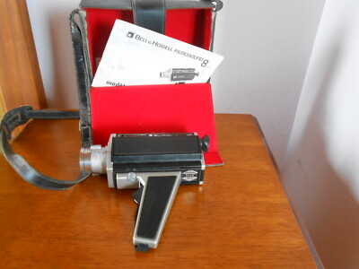 Caméra Bell & Howell 375 Super 8 – Avec étui, état Fonctionnel