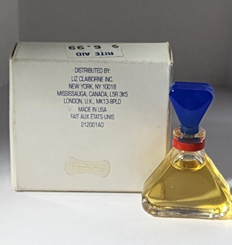 VINTAGE 90's! RARE! Liz Claiborne Perfume Mini 1/8 FL OZ / 3 ML | eBay