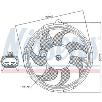 LüFter MotorküHlung KüHlerlüFter Passend FüR Fiat Stilo 1.6 16V 1.2