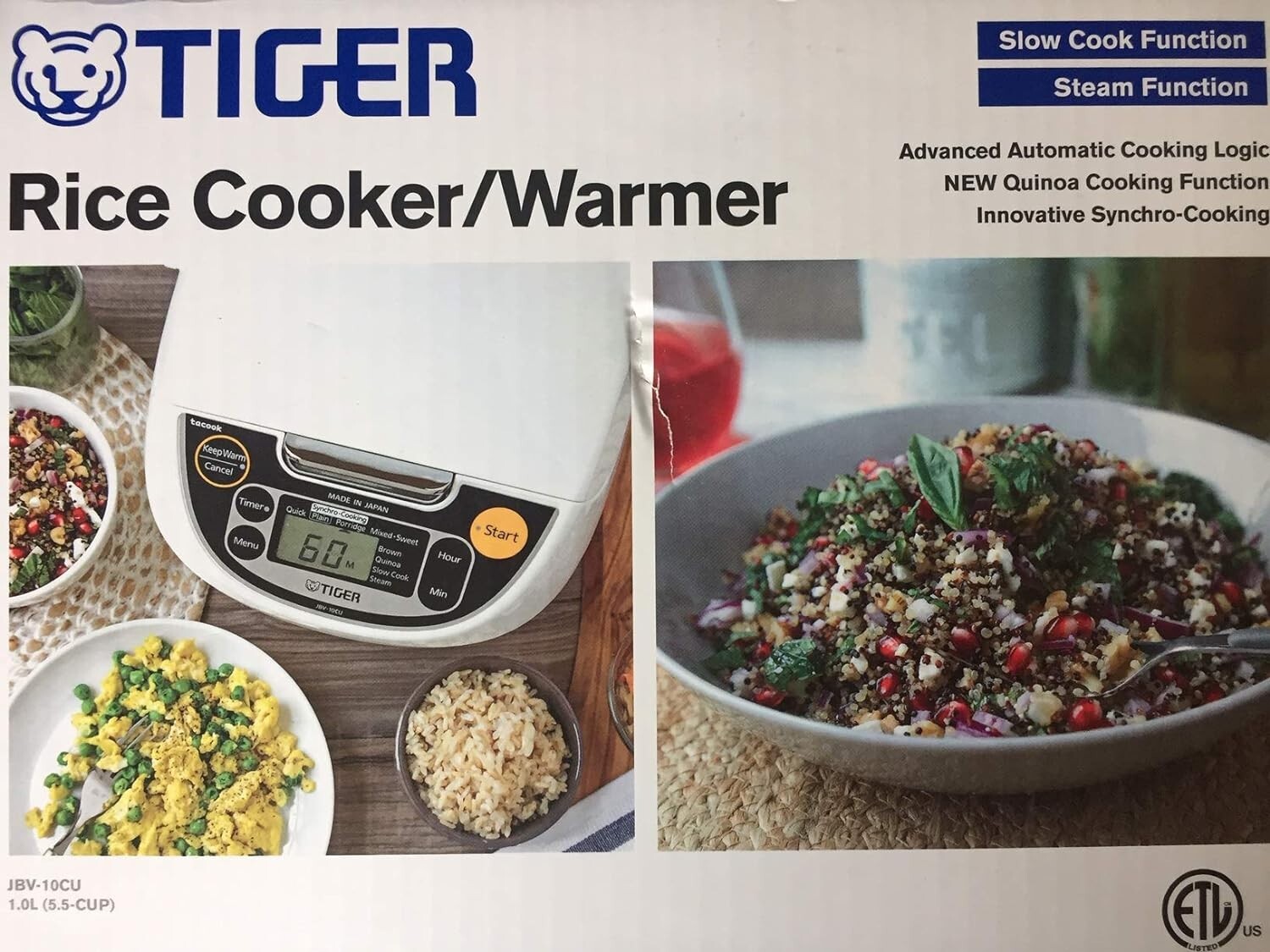 Tiger JBV10CU Rice Cooker & Steamer for sale online eBay