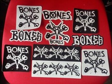 Bones Skateboard Stickers - Lot of 10