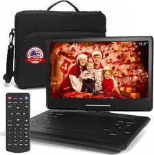 Reproductor de DVD port til con pantalla HD y bater a incorporada de 4 a 6 horas